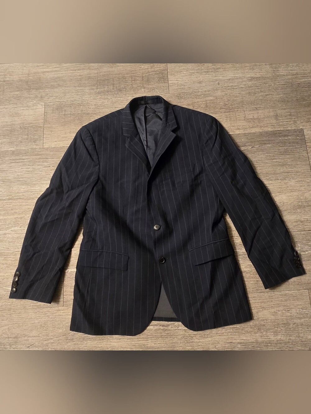Hugo Boss Black Pinstripe Two-Button Blazer